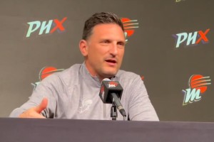 B体育官方网站-水星主帅：希望今天所有球员都能上场，减少首发球员上场时间